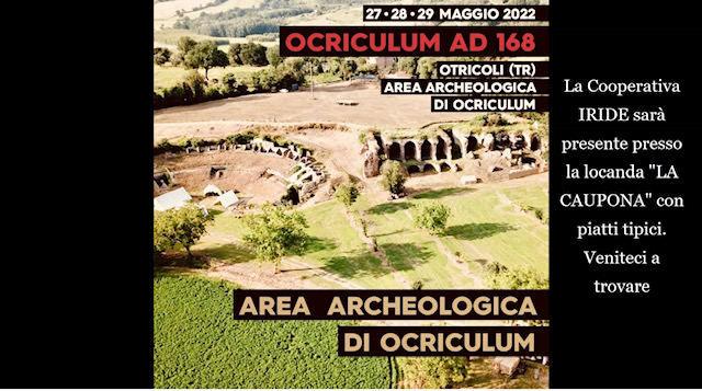 PARTECIPAZIONE AD OCRICULUM 27-28-29 MAGGIO 2022